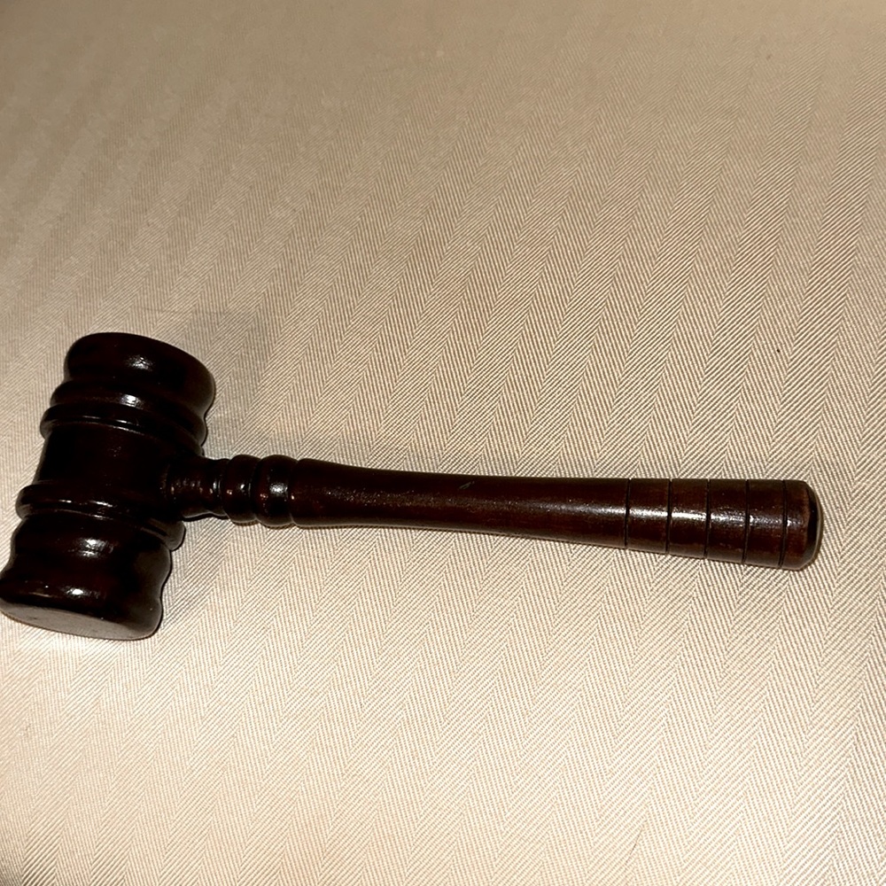 Special Handmade Wooden Judge